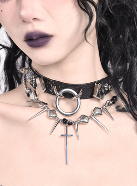 Brokenbone原创十字架项圈