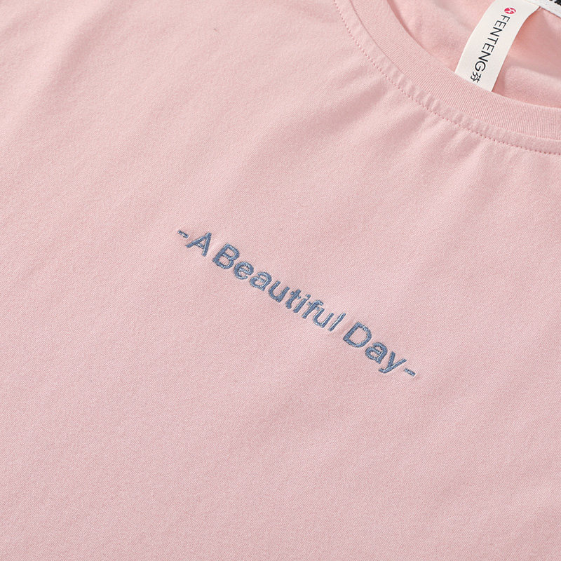 芬腾2020薄款长袖套头休闲宽松睡裙 芬腾广东睡裙