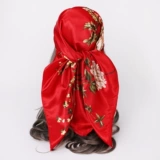 Шелковый платок, шарф, накидка, 90см, европейский стиль