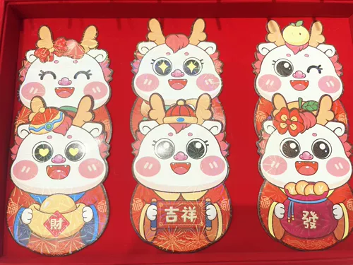 2024 Dragon Новый год красный конверт Lion Dance Новый год Custom Cartoon Zodiac Creative Новый год китайский весенний фестиваль Новый год деньги