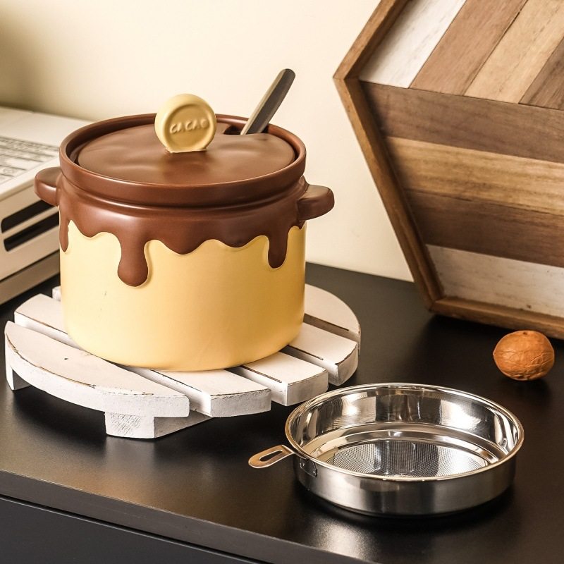 耐高温猪油罐2025新款辣椒油罐子蜂蜜猪油盆大容量荤油罐厨房家用,淘宝优惠券,粉丝福利购,淘宝优惠卷