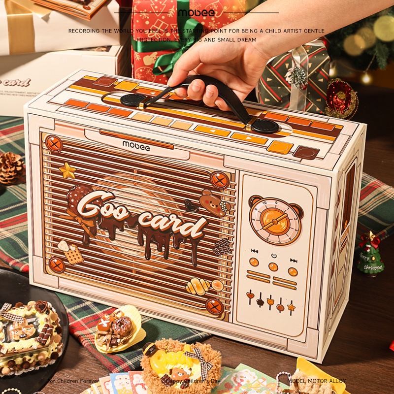 mobee奇妙音踪咕卡礼盒奶油胶蓝牙音响diy益智玩具女圣诞生日礼物,淘宝优惠券,粉丝福利购,淘宝优惠卷