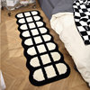 Thickened flocked bedroom bedside blanket absorbent and quick-drying plush
