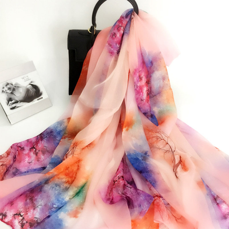 真丝丝巾长款披肩围巾女款2026新款妈妈中老年桑蚕丝品牌送礼纱巾,淘宝优惠券,粉丝福利购,淘宝优惠卷