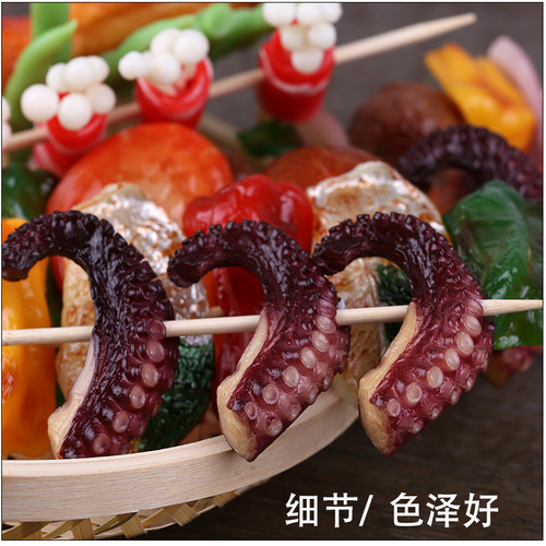 仿真烧烤串烤串模型假食物玩具羊肉串鸡翅儿童幼儿园食玩串串道具 - 图1