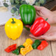 Simulated pepper model foam fake vegetable props ornaments