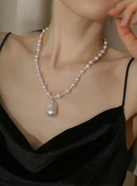 法式天然淡水名媛风巴洛克珍珠