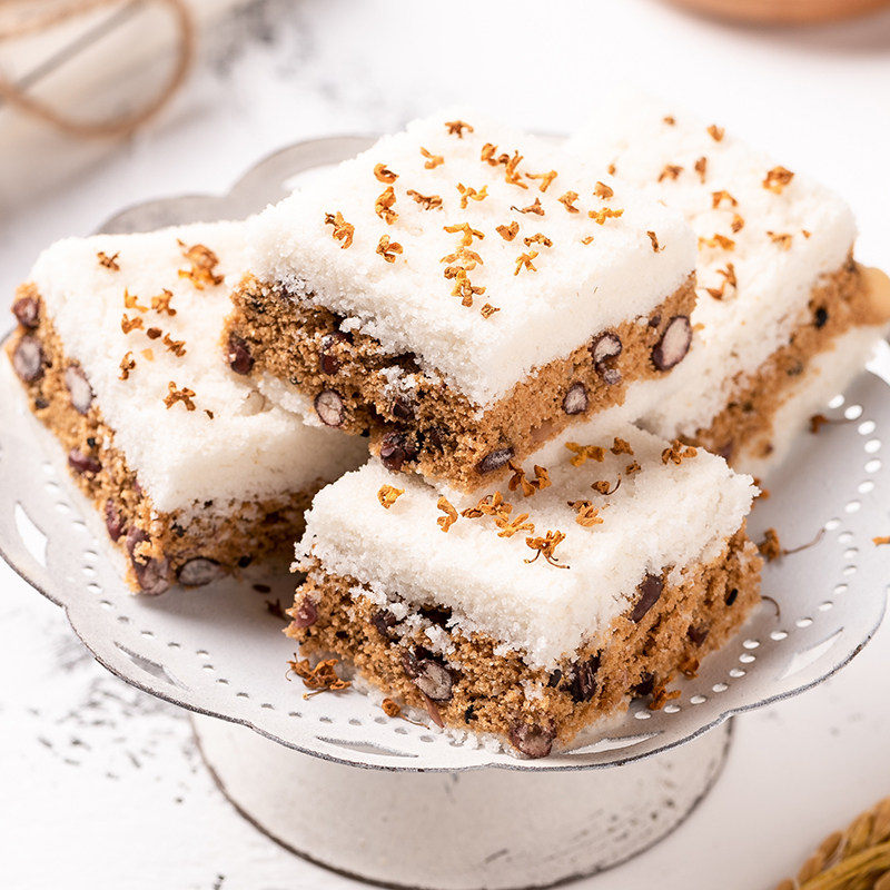 温州特产桂花糕传统糕点美食网红零食小吃糯米糕夹心糕休闲食品,淘宝优惠券,粉丝福利购,淘宝优惠卷