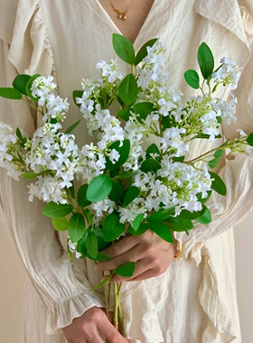 北欧风千里香仿真花桂花客厅餐桌