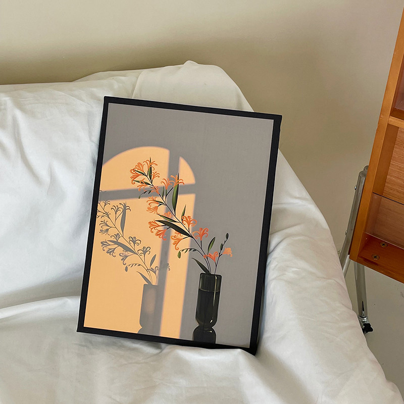 ins光影植物治愈系沙发背景墙挂画入户玄关装饰画电视柜床头摆件,淘宝优惠券,粉丝福利购,淘宝优惠卷