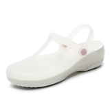 Tide, тапочки в стиле Crocs, нескользящая пляжная обувь, мюли на плоской подошве, мягкая подошва, подходят для носки на улице, в корейском стиле, закрытый носок
