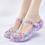 Tide, летние тапочки в стиле Crocs, нескользящая пляжная обувь на платформе, мюли для школьников и студентов, подходят для носки на улице, в корейском стиле