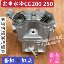 Original factory Zongshen 250 Water cooling cylinder head valve Zongshen 250 High quality assorted middle cylinder sleeve cylinder piston ring cushion