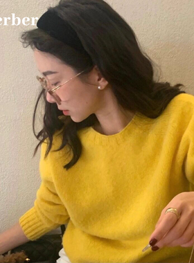 法式优雅丝绒发箍高颅顶港风复古