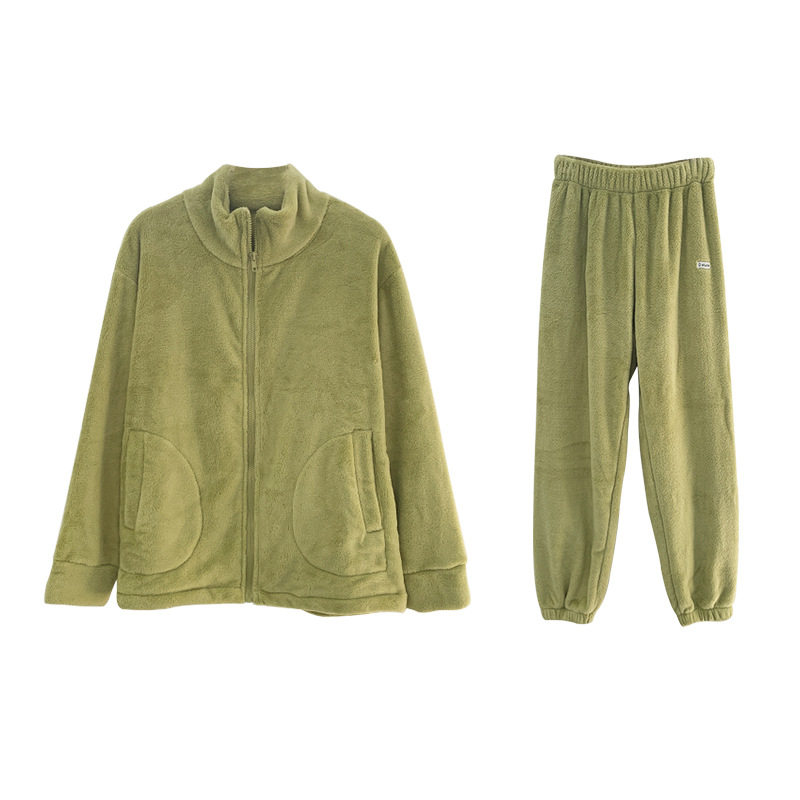 EAL楠涛情侣睡衣女春季珊瑚绒加绒加厚家居服女士休闲可外穿套装,淘宝优惠券,粉丝福利购,淘宝优惠卷