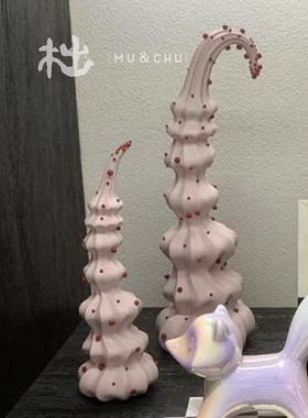 粉色儿童摆件陶瓷礼物现代艺术