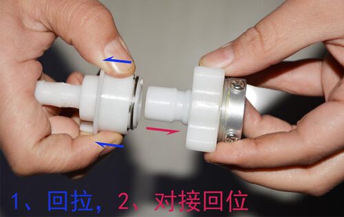 洗衣机接头白色卡扣快接头四分水龙头进水端接头快速固定厂家直销 - 图2
