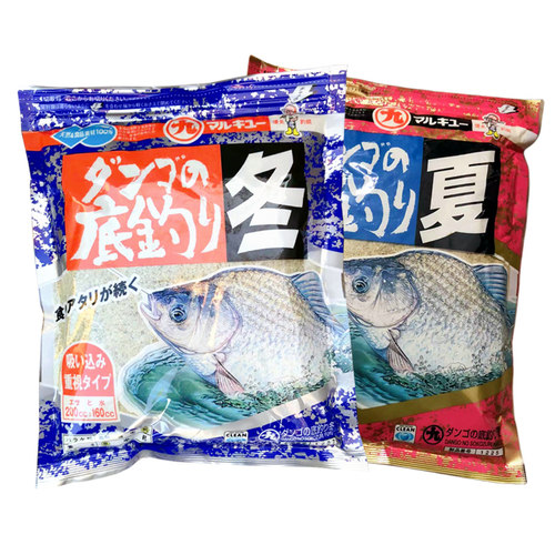 丸九底钓冬原装日本进口鱼饵料黑坑竞技野钓湖库专用饵底钓夏300g-图0