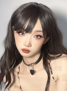 纯欲风暗黑项圈可加装牵引链