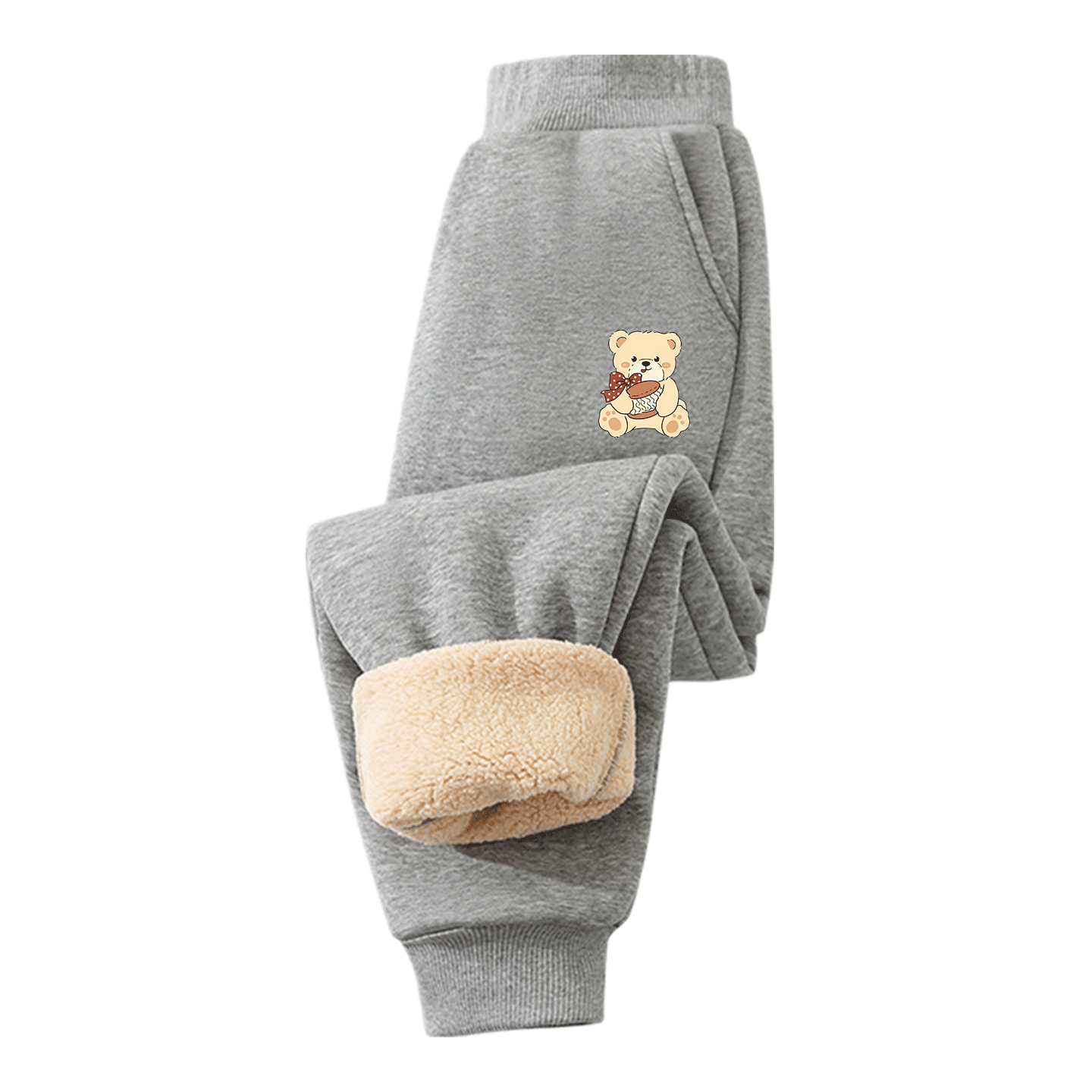 女中儿童秋冬加绒加厚儿童校服裤子卫衣百搭羊羔绒休闲一体绒长裤,淘宝优惠券,粉丝福利购,淘宝优惠卷