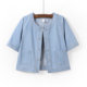 Korean style stylish sweet style cape short-sleeved denim jacket