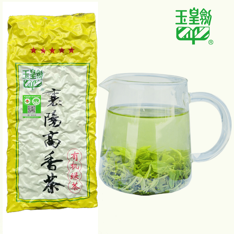 绿茶2024新茶春茶高山云雾炒青茶茶叶玉皇剑有机茶袋装250g-图0