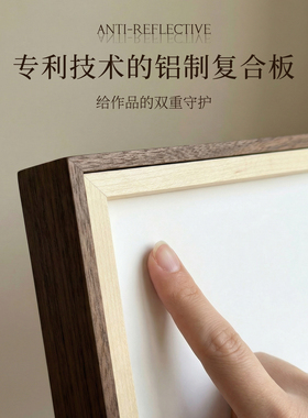 照片打印加相框定制高端原木风