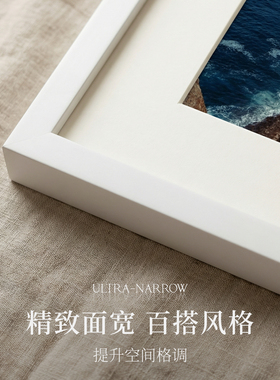 进口实木博物馆级高透相框