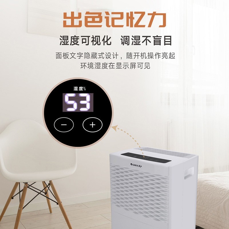 格力除湿机抽湿机家用静音除湿器室内空气干燥吸湿器大功率DH20EH