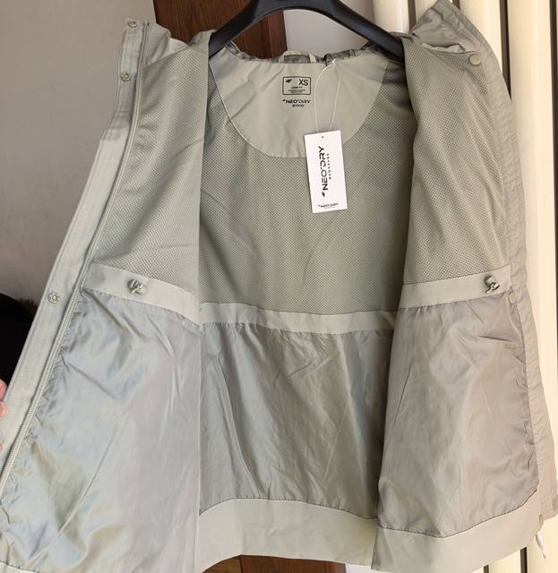 Foreign trade original export order to Poland 4F women's mid-length windbreaker 2025 spring style waterproof 8000