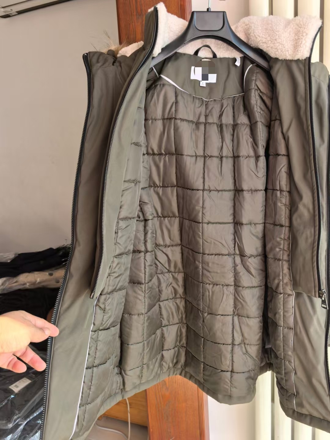 外贸原单出口美国女款棉服防风保暖派克服 假两件棉衣-18°可穿,淘宝优惠券,粉丝福利购,淘宝优惠卷