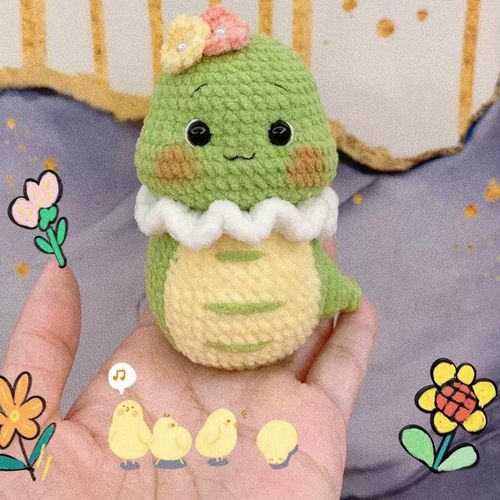 手工钩织diy材料包十二生肖小蛇可爱玩偶挂件蛇宝宝送朋友礼物 - 图1