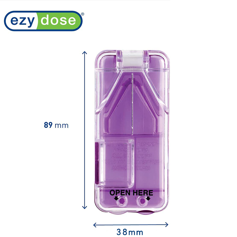 美国ezy dose分割切药器一分二分药器药片分割器二分之一便携药盒 - 图1