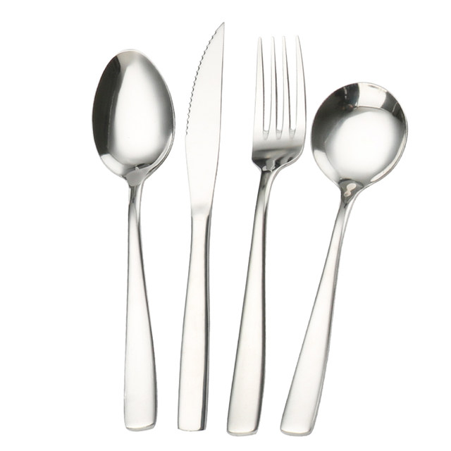 Western dining tableware set coffee spoon steak knife fork