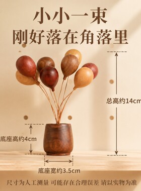 猫猫不卷木质气球洞洞板摆件