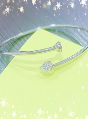 S999足银新潮款可调节手镯