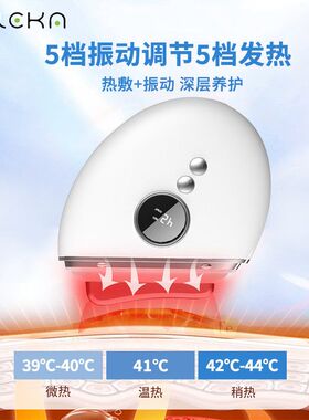 跨境脸部光子嫩肤仪器彩光温热导入仪震动按摩面部美容美颈仪家用