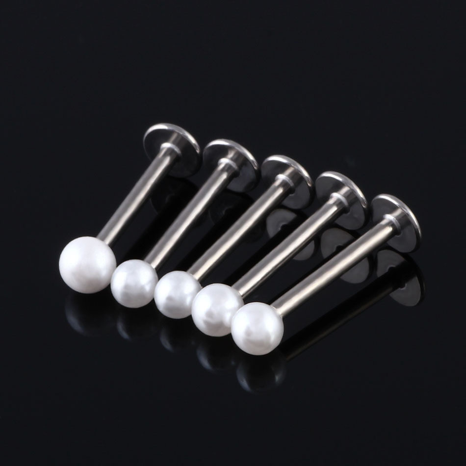 不锈钢唇钉仿珍珠球穿刺饰品 个性夜店蹦迪饰品耳钉,淘宝优惠券,粉丝福利购,淘宝优惠卷