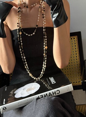 长项链颈链叠戴女式百搭垂坠