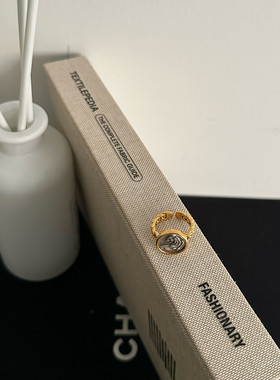 金属黄铜镀金ins开口戒指指环女