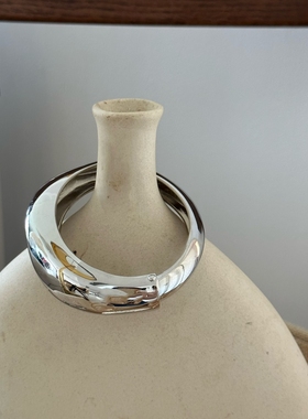 树叶几何交叉复古ins手镯女