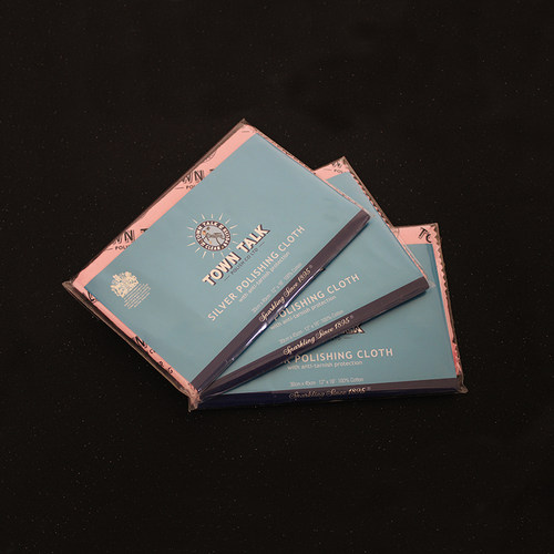 英国泰通30*45cm擦银布 TOWNTALK   擦金布 银饰清洁布 大号 - 图1