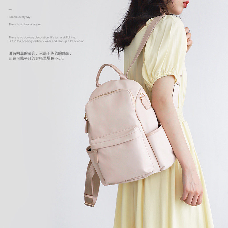 牛津布双肩包女2020 哈妃猫双肩背包