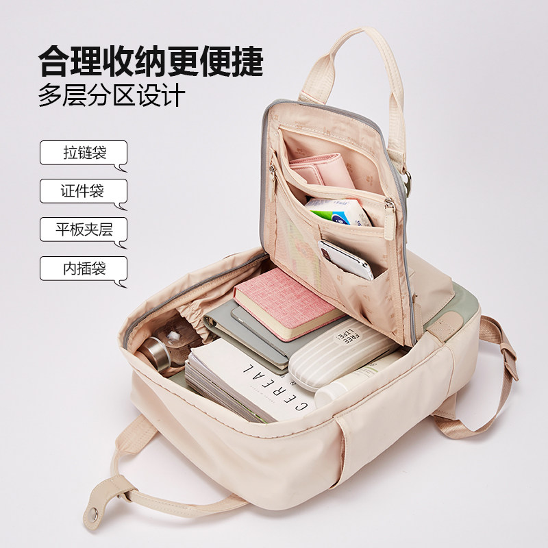 2020年新款女韩版高中大学生双肩包 哈妃猫双肩背包