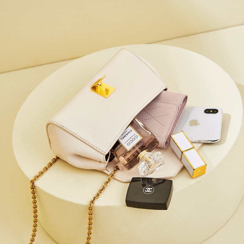 夏天2020新款潮百搭质感感链条小包 哈妃猫女士包袋