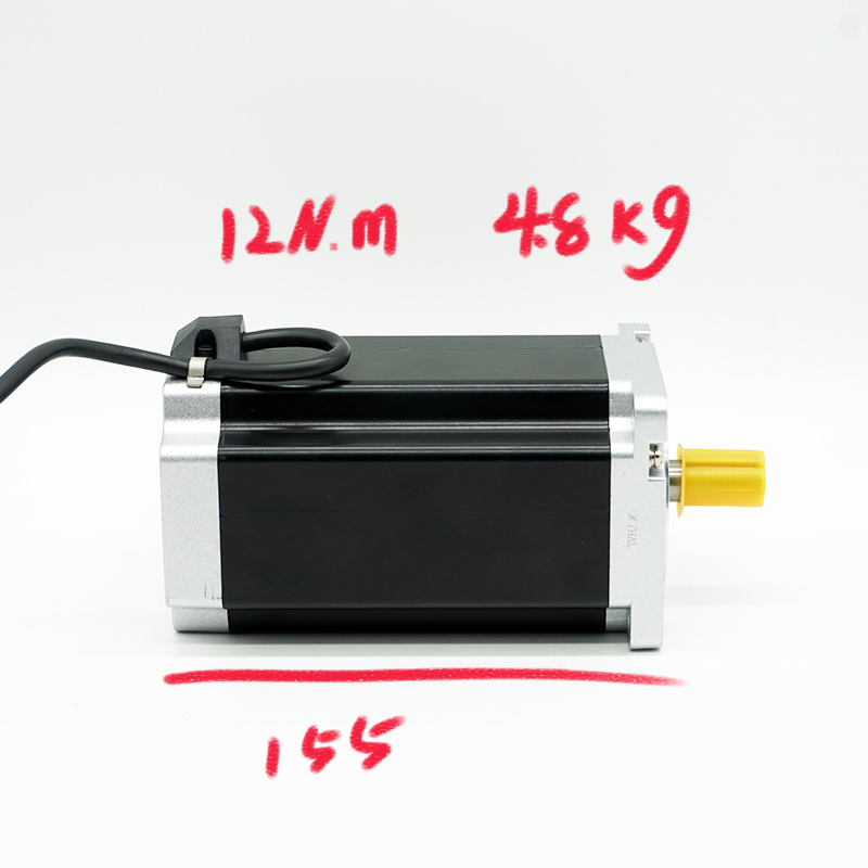 86新款两相步进电机机身809815155驱动器控制器可配套装12NM电源 - 图0