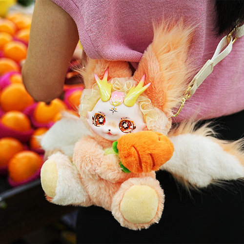 myatree搪胶关节可动毛绒盲盒dumia果蔬乐园手掌磁吸女孩玩具礼物 - 图2