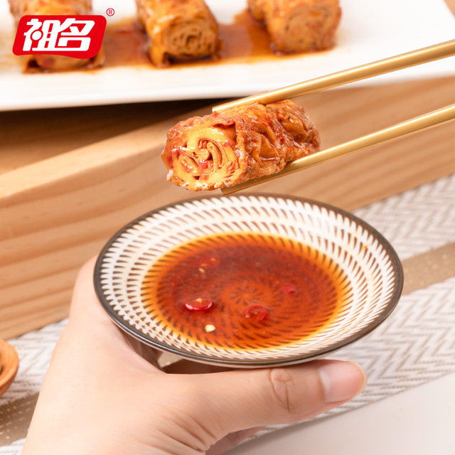 Zuming dried tofu ready-to-eat five-spice spicy strips small package