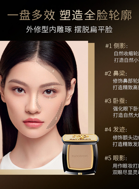 毛戈平光影塑颜阴影修容粉饼