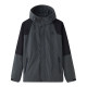 Hooded spring and autumn camel men's jacket
